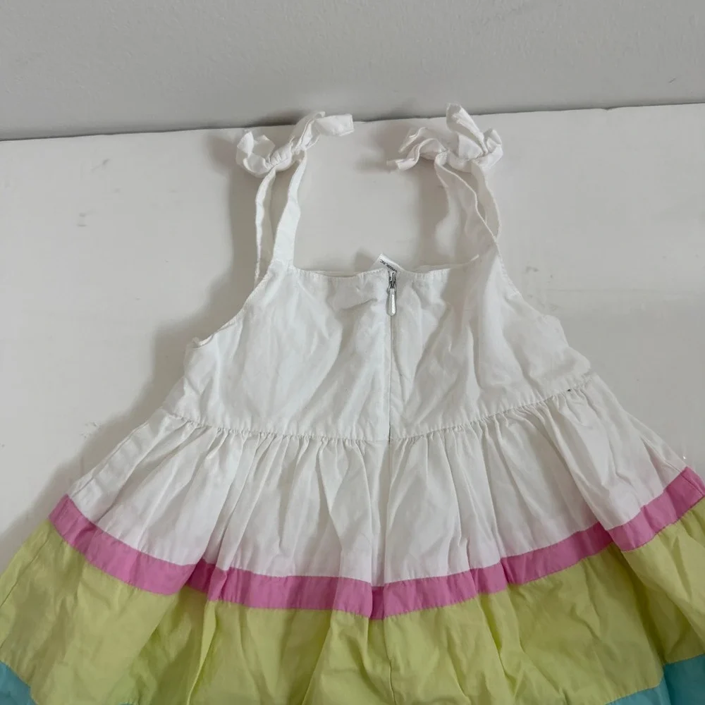 Vintage Gymboree Striped Tiered Cotton Sundress Size 12-18 Months